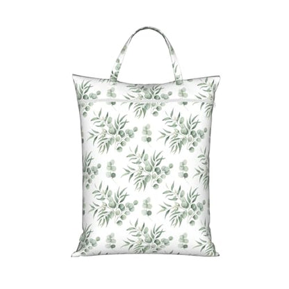 Leaves Travel Laundry Bag Washable Dirty Clothes Bag for Gym - color: Leaves