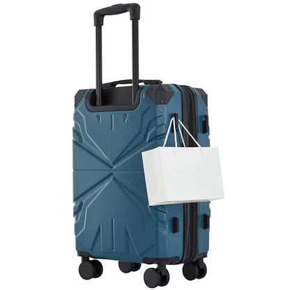 Wrangler ATG Alpine 22" Expandable Rolling Hardside Carry-On Luggage, Hydro - color: Hydro