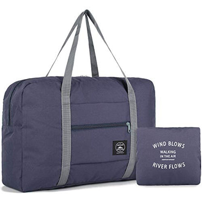 WANDF Personal Item Travel Bag, Carry On Duffle Bag Women - color: Dark Blue