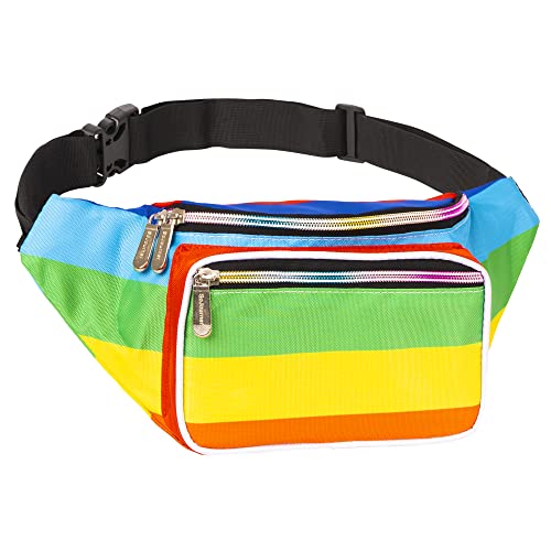 SoJourner Waterproof Fanny Pack, Rainbow - color: Rainbow (multi-color) v2