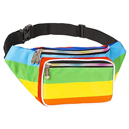 SoJourner Waterproof Fanny Pack, Rainbow - color: Rainbow (multi-color) v2