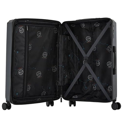 Wrangler ATG Trailway Expandable Hardside Luggage, Jet Black, 22" Carry-On - color: Jet Black