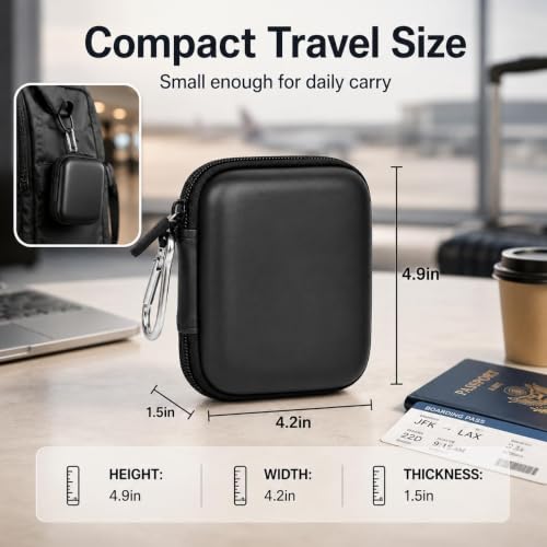 ANKHOH Power Bank Case for Clutch Pro for INIU for Anker Nano, Black - color: Black