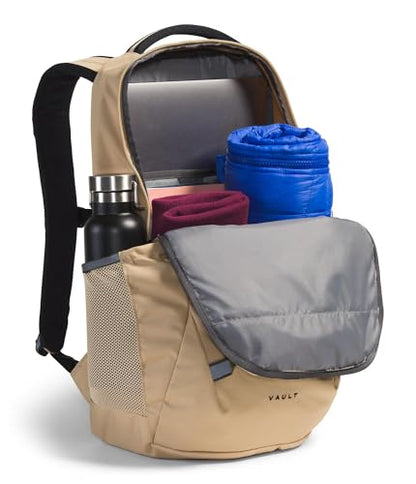 The North Face Vault Everyday Laptop Backpack, Khaki Stone/Blk, One Size - color: Khaki Stone/Tnf Black