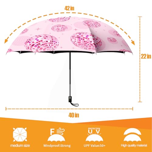 Folding Umbrella, Automatic Small Compact, Sun & Rain - color: MT70