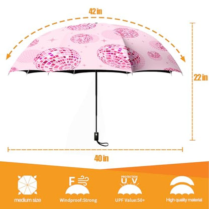 Folding Umbrella, Automatic Small Compact, Sun & Rain - color: MT70