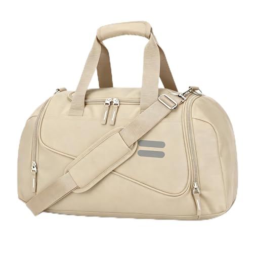 Urbanstand Gym Bag for Men & Women - 30L Duffle Bags with Shoe Compartment - color: Khaki