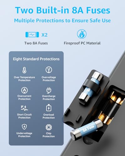 Universal Travel Adapter, 2 USB-C ＆ 1 USB-A, Cover 200+ Countries - color: Black, size: GaN45W