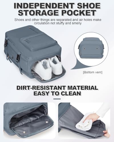Vacuum Backpack Travel with Pump, Vacuum Seal Compression Bags For Clothing