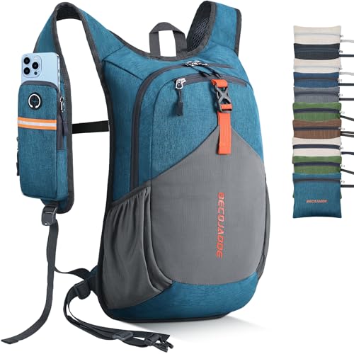 20L Small Hiking Backpack for Men Women Foldable Packable Back Pack Ultralight Hiking Daypack for Travel Camping Outdoor, Turquoise - color: Turquoise, size: 20L