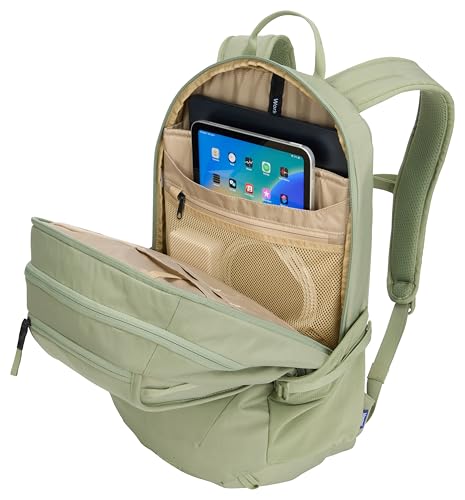 Thule EnRoute Backpack 23L, Elevated 15.6" Laptop Pocket, TPU Zip Pocket - color: Quiet Green, size: 23L