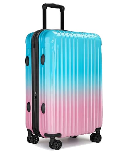 Carry On Luggage 22x14x9 Airline Approved, Suitcases with Wheels - color: Sweet, size: S(carry-on-20")