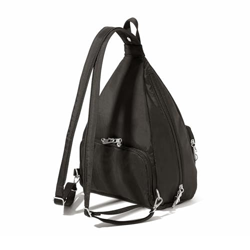 Baggallini Securtex Anti-Theft Vacation Convertible Sling - color: Charcoal
