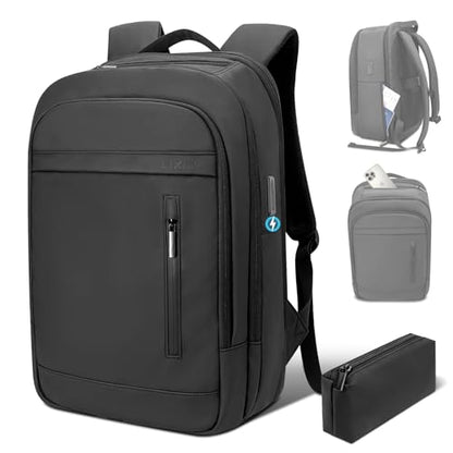 Business Travel Lightweight Laptop Backpack for Men - color: Black, size: 15.6MAX", style: Classic