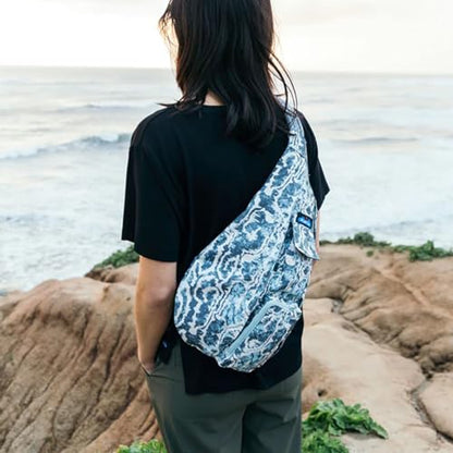KAVU Rope Sling, Water-Resistant Crossbody Bag - color: Motion Undertow