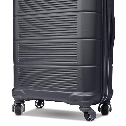 American Tourister Stratum 2.0 Expandable Hardside Luggage with Spinner Wheels, 2-Piece Set 20/28, Charcoal - color: Charcoal, size: 2-Piece Set (Carry-on/Large)