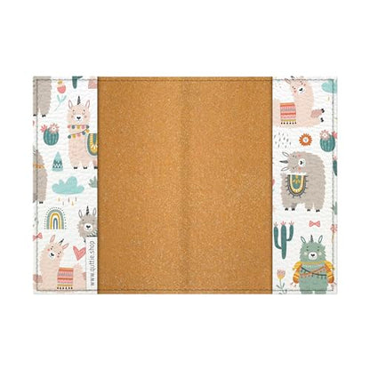 Passport Cover for Kids, Women and Men, Cute Travel Passport Holder (Cactus Lama Pattern) - color: 23. Cactus Lama Pattern