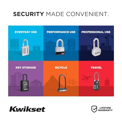 Kwikset TSA Approved Combination Luggage Lock with Cable, 2-Pack, Blue - color: Blue