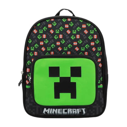 Bioworld Minecraft Creeper 2-Pack Carry On Luggage Set - color: Minecraft Creeper Green 2-Pack