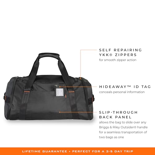 ZDX Cabin Bag | Briggs & Riley - color: Black, size: Expandable Overnighter