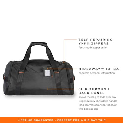 ZDX Cabin Bag | Briggs & Riley - color: Black, size: Expandable Overnighter