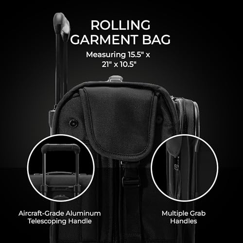 Briggs & Riley Baseline 의류 가방, 블랙., Briggs & Riley 베이스라인 의류 가방 - size: 21" Global Carry-On