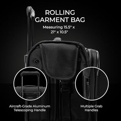 Briggs & Riley Baseline 의류 가방, 블랙., Briggs & Riley 베이스라인 의류 가방 - size: 21" Global Carry-On