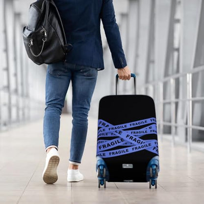 HYPER VENTURE Travel Luggage Cover Suitcase Protector Fits 31-32 Inch, XL - color: Fragile, size: XL