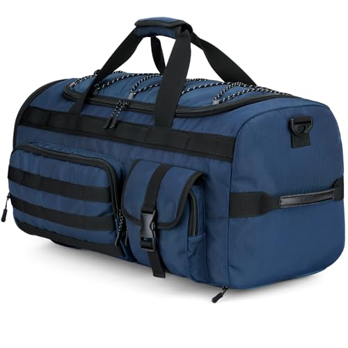 Gonex 45L 3-in-1 Duffel Bag for Gym & Travel - color: Dark Blue, size: 45L
