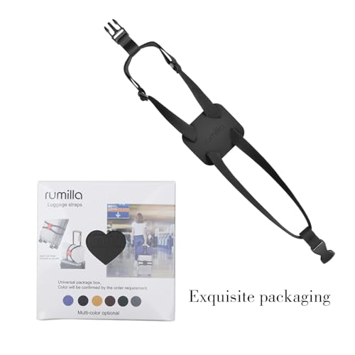 Luggage Straps Bag Bungees for Add a Bag Easy to Travel Suitcase Elastic Strap Belt (Black Luggage strap-1PCS) - color: Black luggage strap