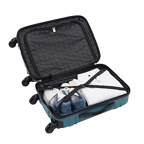 Wrangler Astral Hardside Luggage, Hydro, 20-Inch Carry-On - color: Hydro