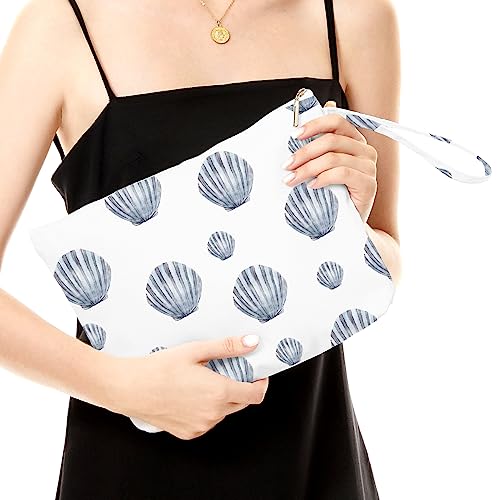 Fokongna Wet Dry Bag Toiletry Diaper Cosmetic Bag, Waterproof, Large Capacity, Zipper, Travel, Shell 01 - color: Shell 01
