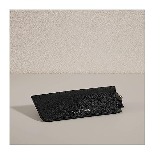 OLETHA Soft Glasses Case for Sunglasses, Readers & Eyeglasses, 2 Pack - color: Black