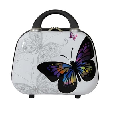 World Traveler Butterfly Luggage, 4-Piece Set - size: 4-Piece Set