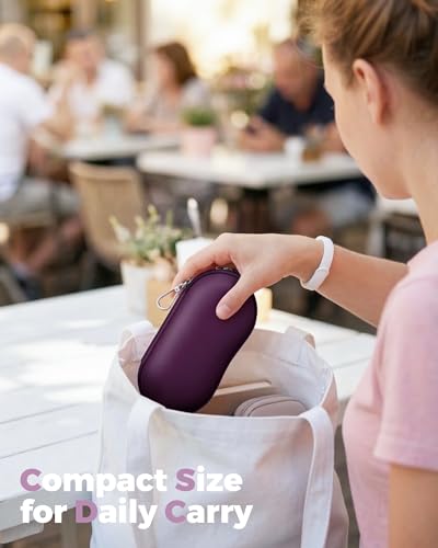 ProCase Sunglasses Case, Hard Shell Glasses Case for Men Women -Plum - color: Plum