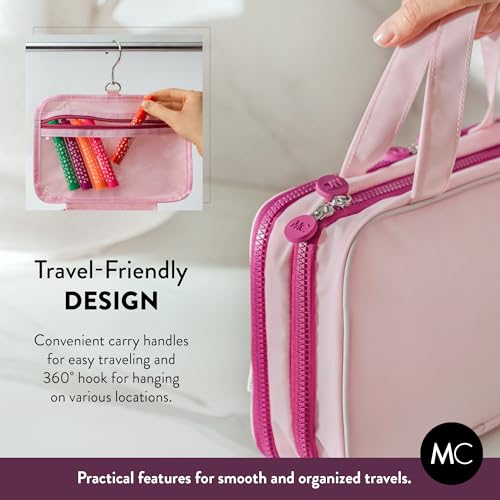 Mothercould Small Kids Travel Organizer, Hanging Bag With Hook, Pink - color: Pink, size: Small