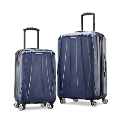 Samsonite Centric 2 Hardside Expandable Luggage with Spinners | True Navy | 2PC SET (Carry-on/Medium) - color: True Navy, size: 2-Piece Set (Carry-on/Medium)