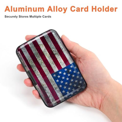 Mayski Credit Card Holder for Women RFID Blocking Wallet, Flag - color: Flag