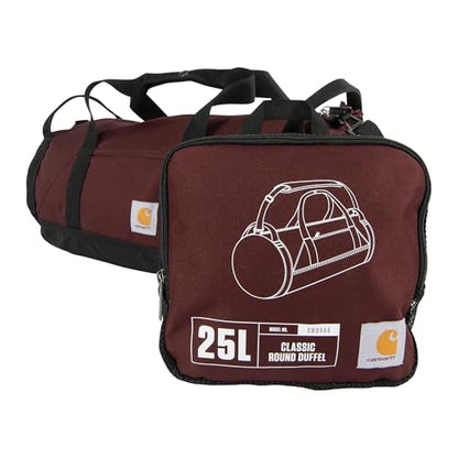 Carhartt Classic 25L Round Duffel Port - color: Port, style: 25l