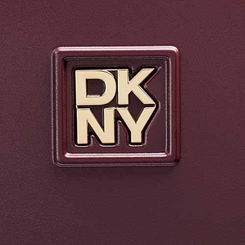 DKNY On the Go 25" Hardshell Lightweight Expandable Checked Luggage with Spinner Wheels,Burgundy - color: Burgundy, size: 25" Checked Luggage