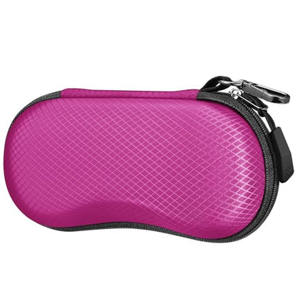 FINTIE Sunglasses Case, Hard EVA Shell Shockproof Sport Glasses Case - color: Magenta