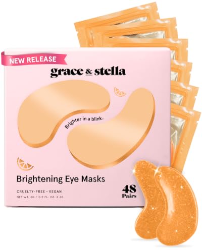 grace & stella New Brightening Eye Patches for Dark Circles (48 Pairs) - size: 48 Count (Pack of 1)
