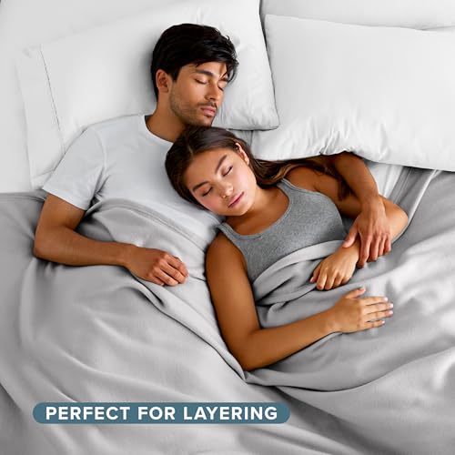 Bare Home Polar Fleece Blanket (King, Light Grey) - color: 06 - Light Grey, size: King