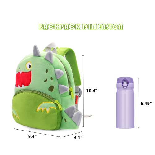 NICE CHOICE Cute Toddler Backpack Toddler Bag Mini Travel Bag for Girl Boy 2-6 Years(Cute Dinosaur) - color: Cute Dinosaur