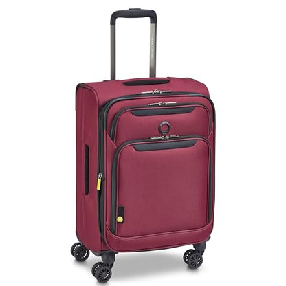 DELSEY PARIS Sky Max 3.0, 21 Inch Carry-On Luggage, Burgundy - color: Burgundy, size: Carry-on, 21 Inch