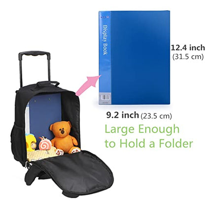 Yodo 3-Way Kids Suitcase Luggage or Toddler Rolling Backpack with wheels - color: Panda-Medium, style: Panda