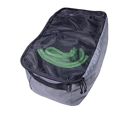 Van Essential Packing Cube with Mesh Top (Large) - color: Charcoal Gray, size: Large: 16" x 10" x 6"