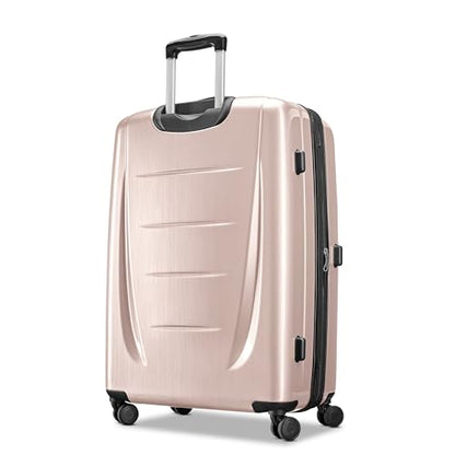 Samsonite Winfield 2 Hardside Expandable Luggage with Spinner Wheels, Artic Pink, Checked-Large 28-Inch - color: Artic Pink, size: Checked-Large Spinner