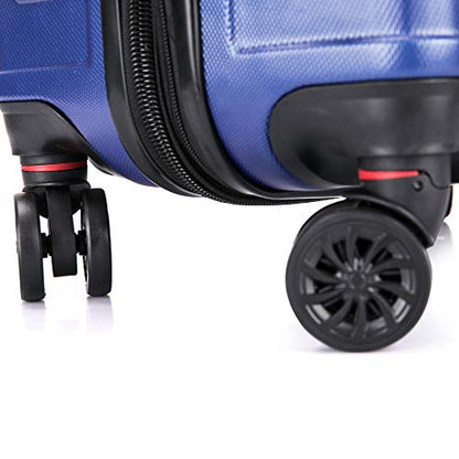 DUKAP ZONIX 30-Inch Large Hardside Spinner Travel Luggage Lightweight Blue - color: Blue, size: 30 Inch