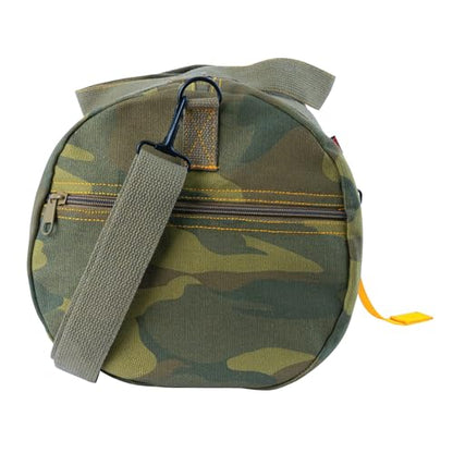 Rothco Canvas Equipment Bag, Heavyweight Cotton Carryall - color: Woodland Camo, size: 19 Inches